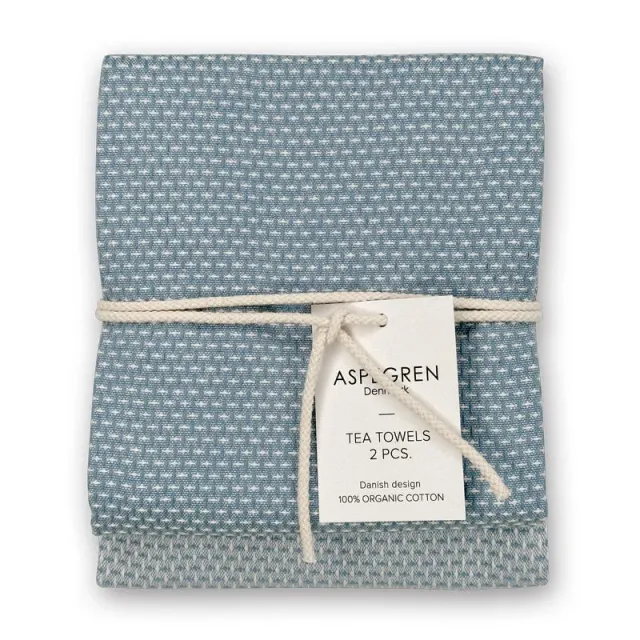 Aspegren Denmark Gastro Denim kjøkkenhåndkle 2-pk 50x70 økologisk