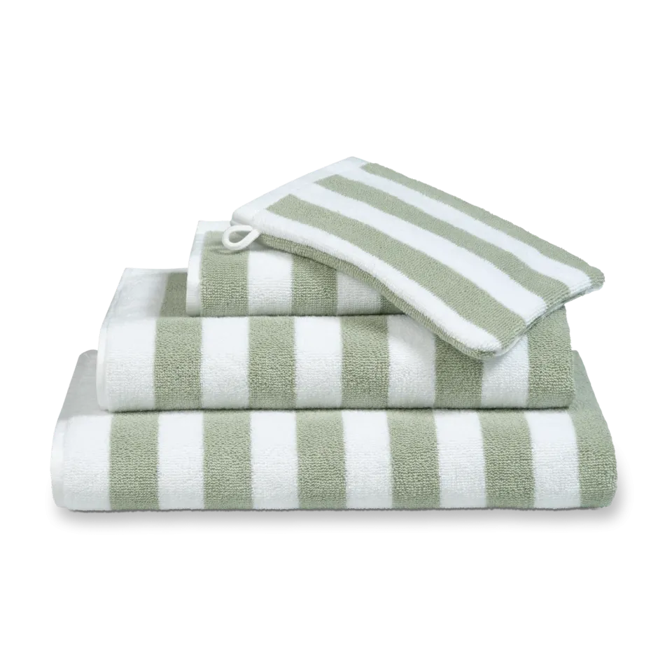 Vandyck Verona Stripes håndkle 60x110 smoke green