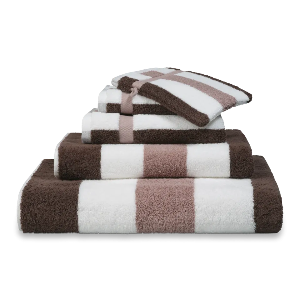 Vandyck Vancouver håndkle mauve stripet 55x100 bomull
