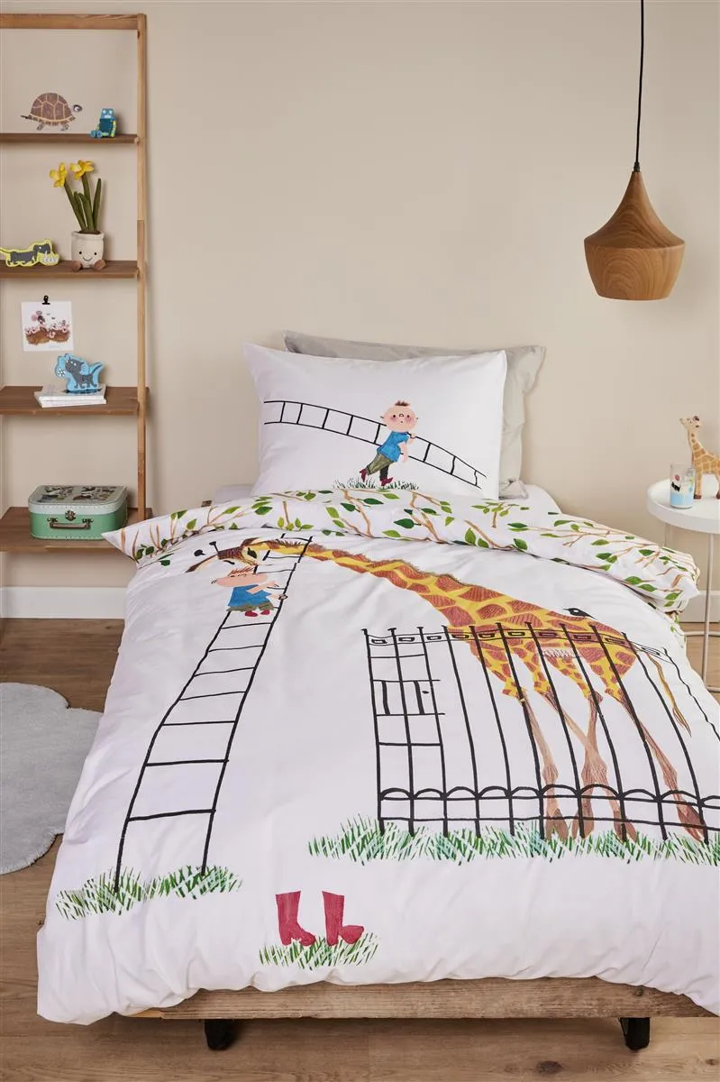 Beddinghouse Fiep Amsterdam Giraf dynetrekk 140x200 multi bomull