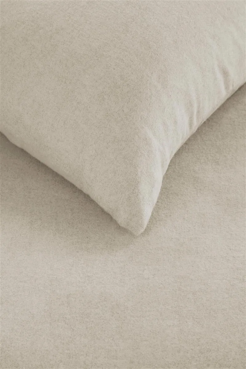 Beddinghouse Frost dynetrekk 140x200 lys sand flanell