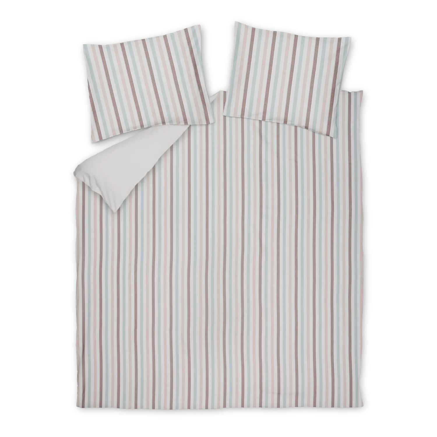 Vandyck Pure Drift XL sengetøysett multi 260x240 stripet perkale