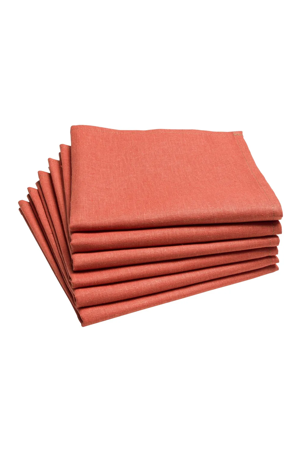 Coucke La Lilloise tøyservietter 6-pk linmiks farget