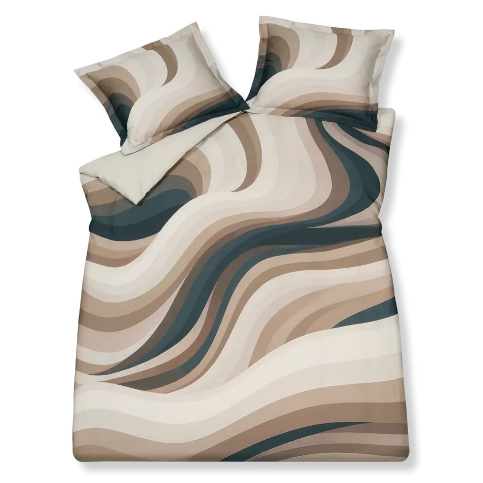 Vandyck Espresso Lane dynetrekk pute 60x70 multi sateng