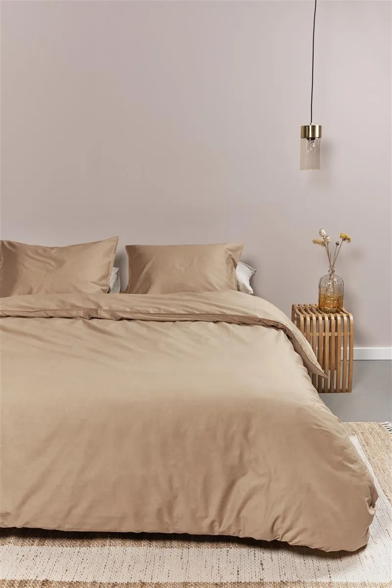 Ambiante Cotton Uni sengetøy 140x200-220 cm khaki