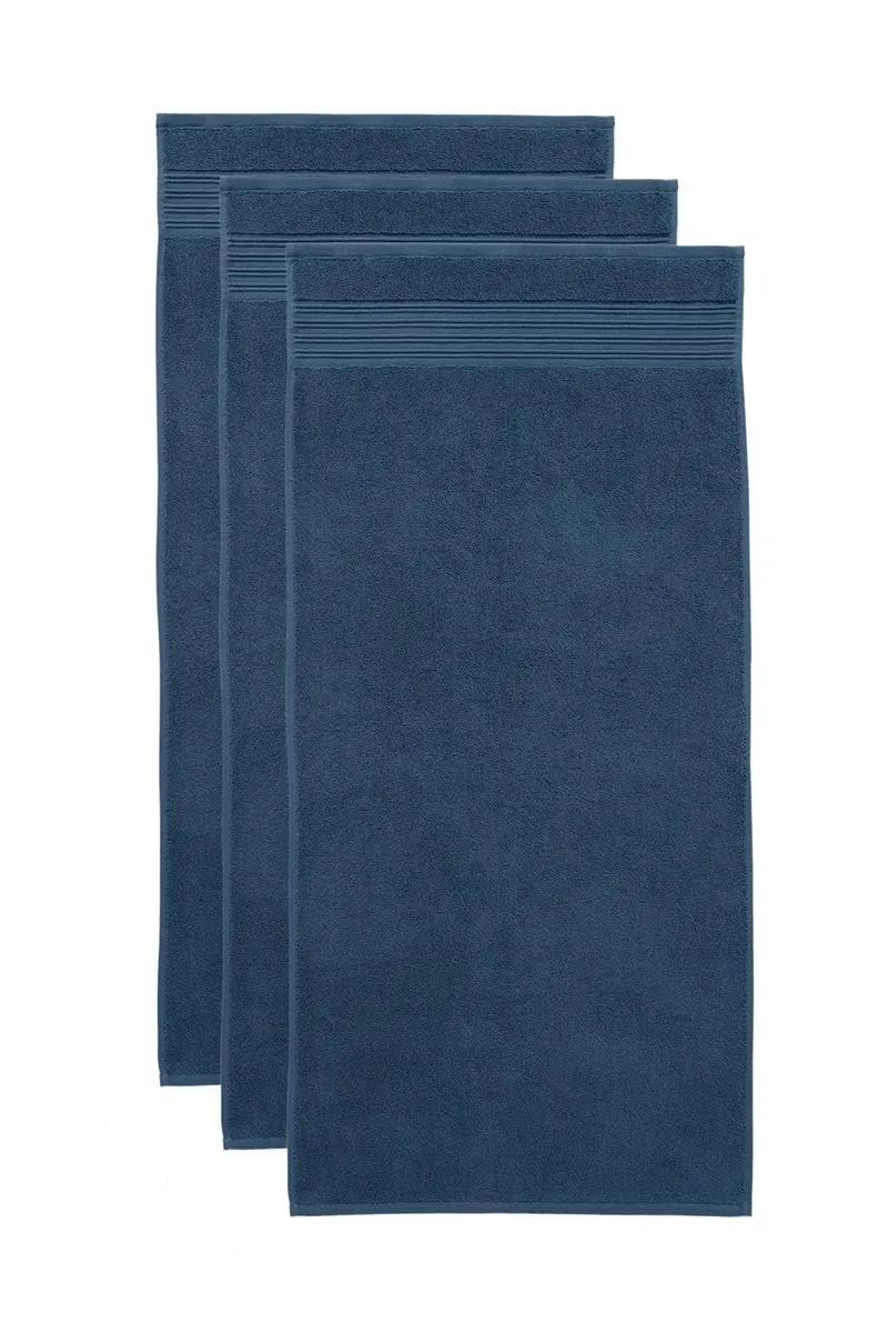 Beddinghouse Sheer badehåndkle 70x140 mørkeblå