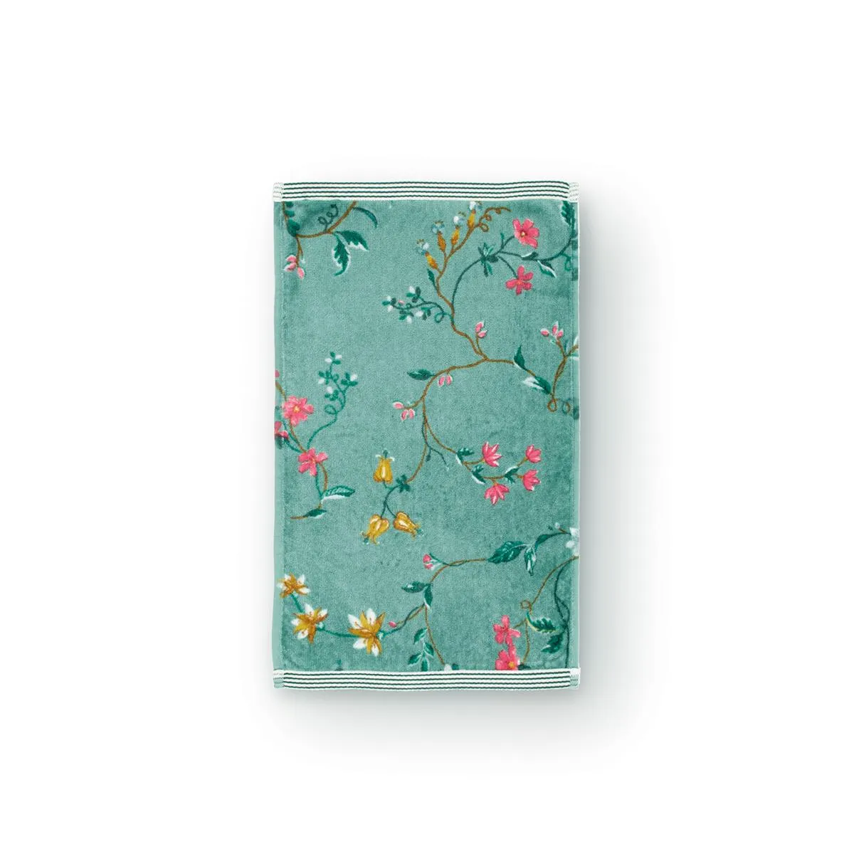 Pip Studio Les Fleurs badehåndkle grønn 70x140