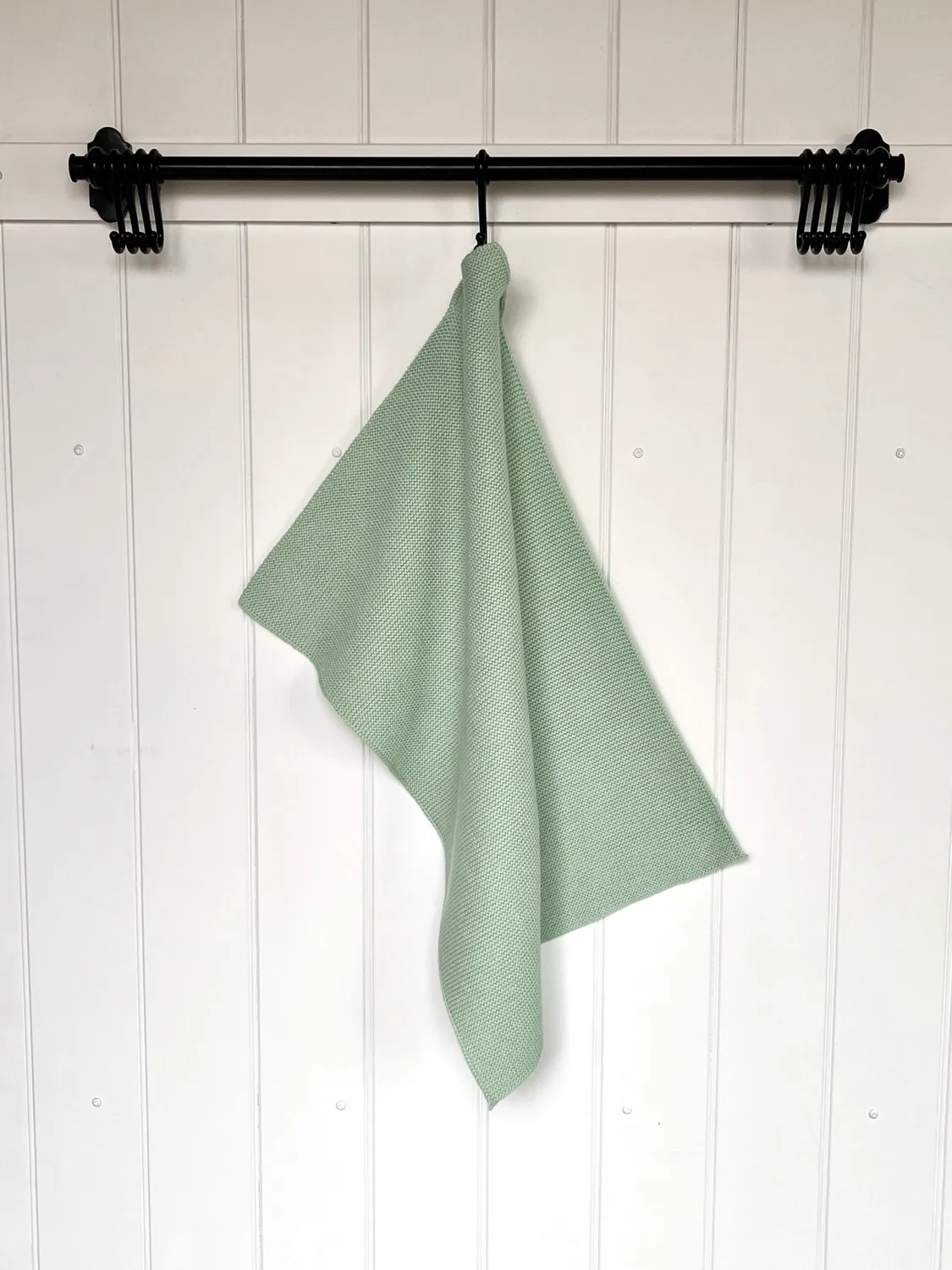 Solwang Design håndkle støvet aqua økologisk