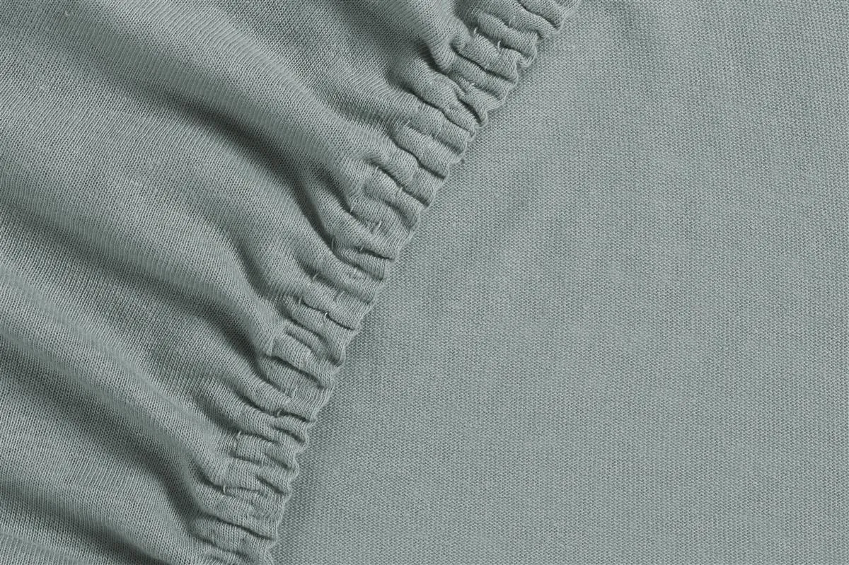 Ambiante Jersey splittlaken blått 160x200-210 cm bomull