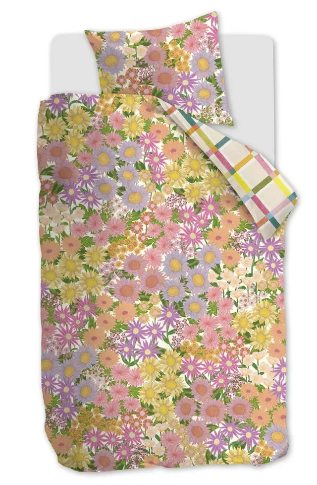 Oilily Lucia sengetrekk multi 140x200 blomster sateng