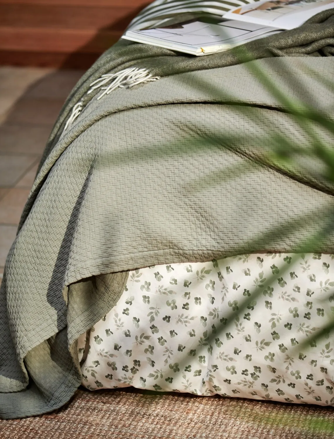 Vandyck Pure 98 dynetrekksett salvie putevar percale