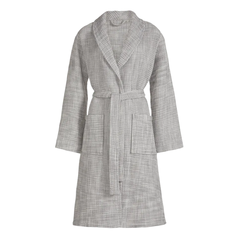 Vandyck Portland badekåpe Medium coolgrey bomull