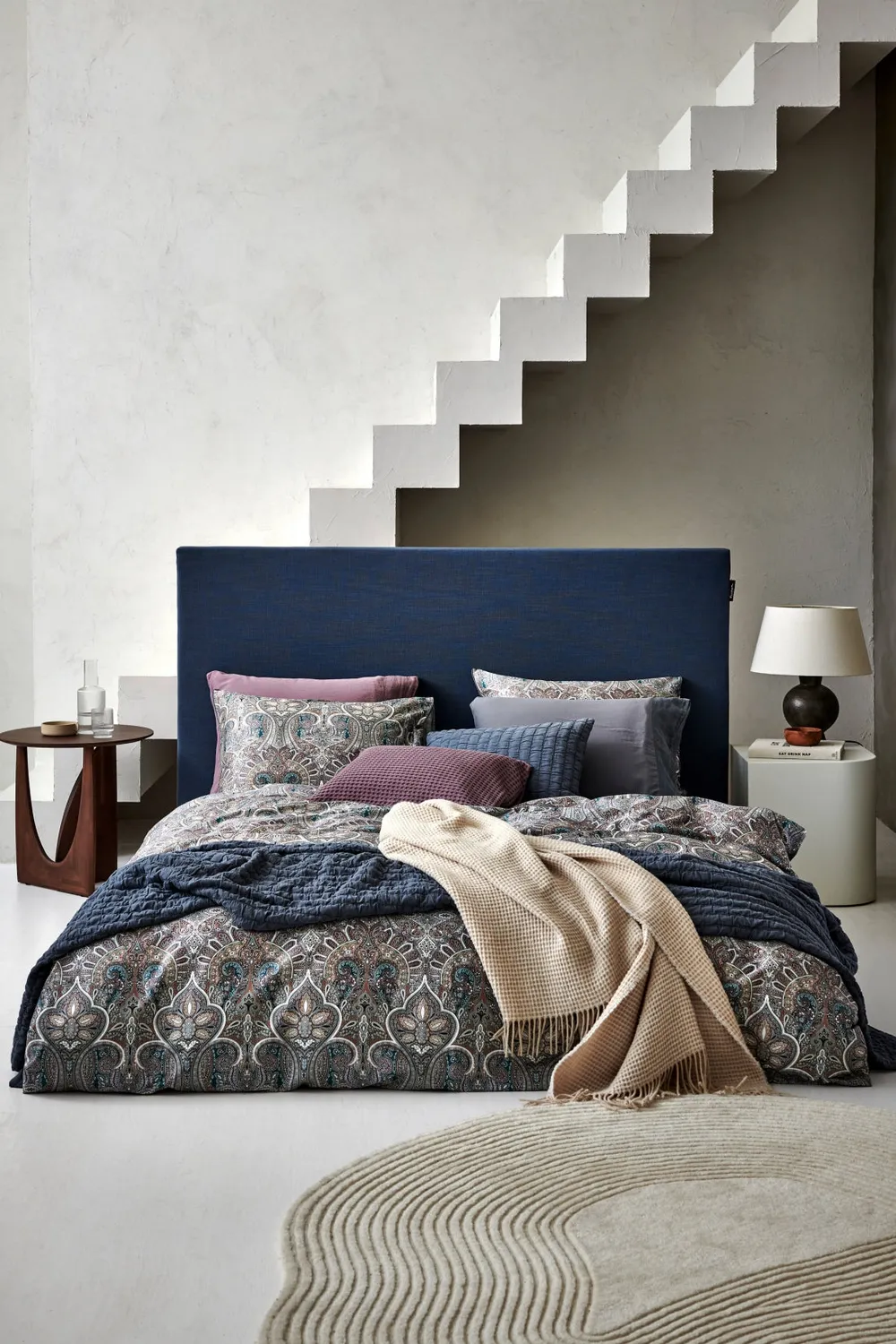 Vandyck Home 96 dynetrekk multi paisley sateng