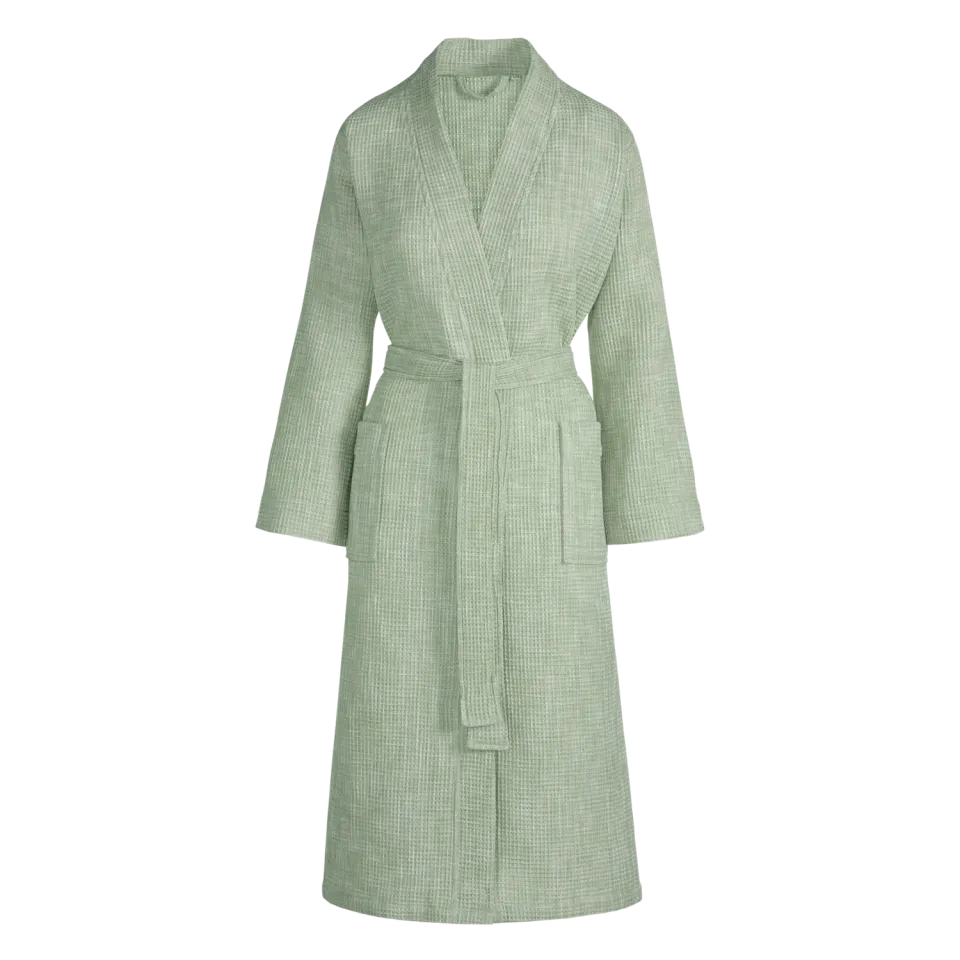 Vandyck Evelyn badekåpe light olive dame GOTS large