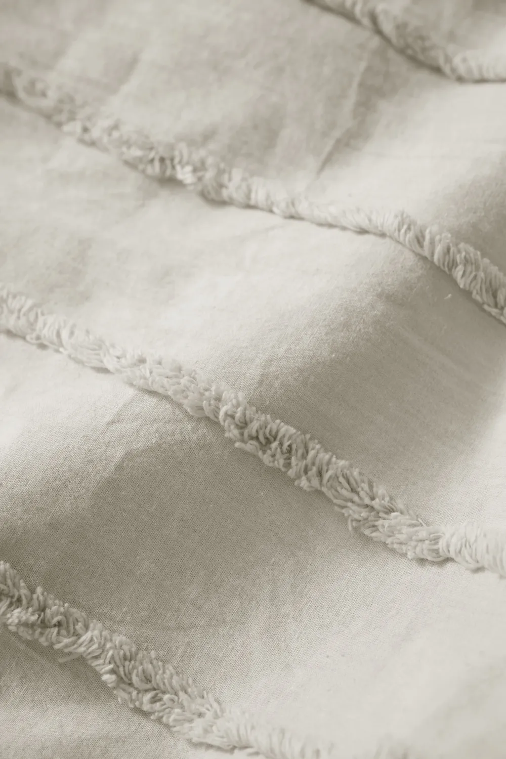 Beddinghouse Ridge dynetrekk 140x200 cm sand bomull