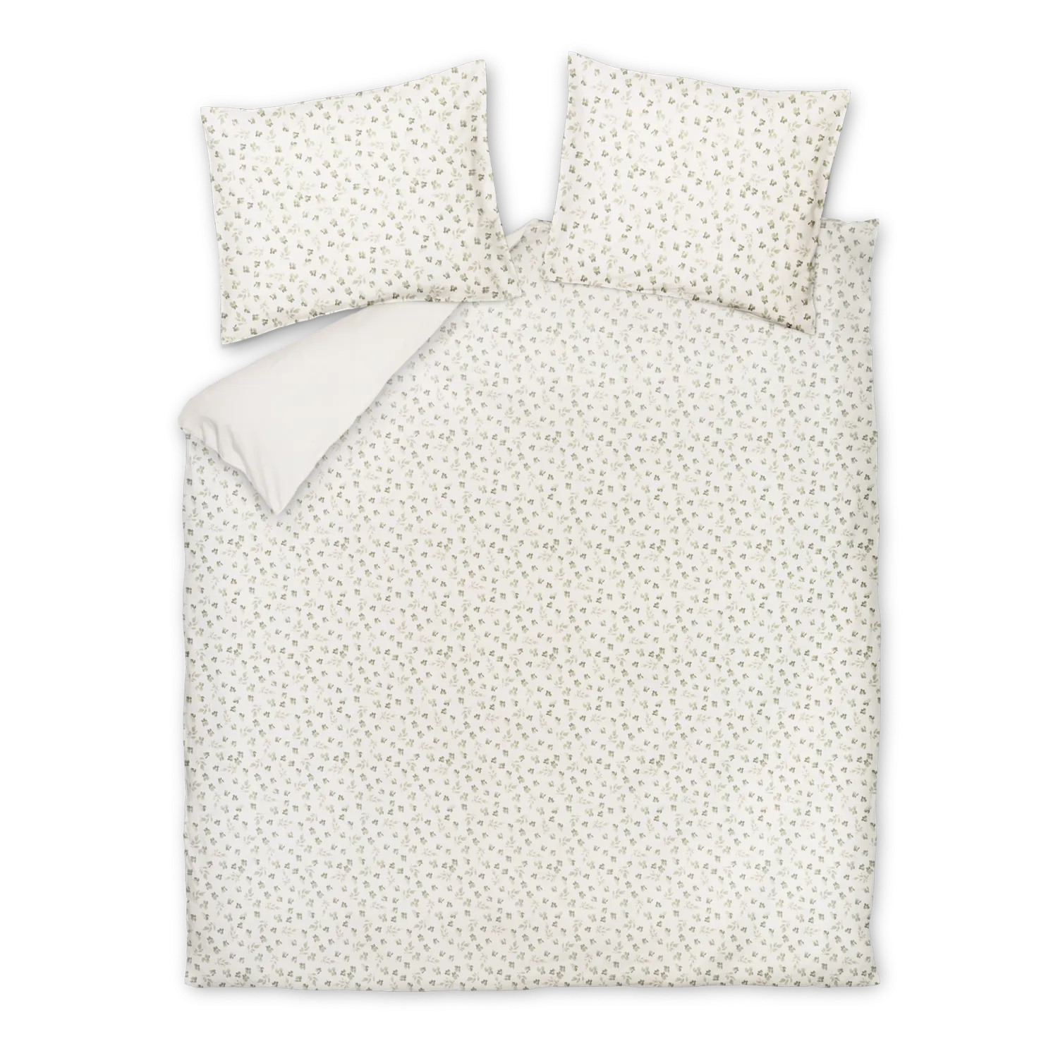 Vandyck Pure 98 dynetrekksett salvie putevar percale