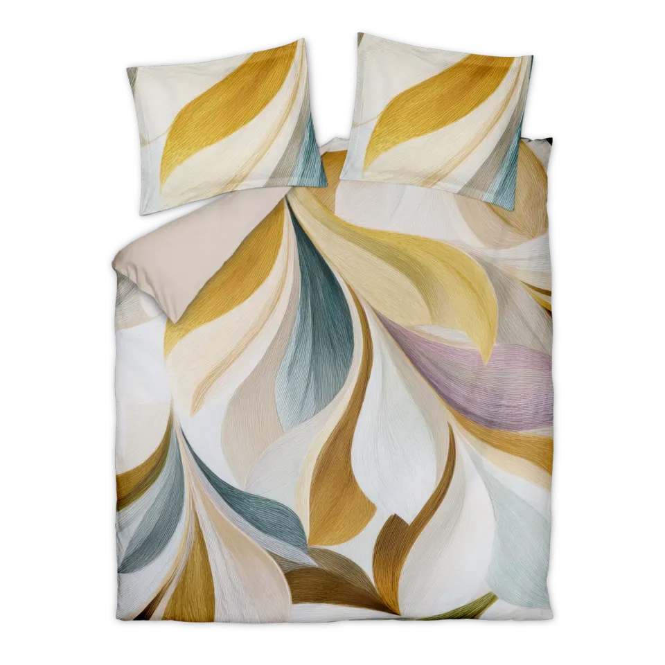 Vandyck Golden Flow XL dynetrekksett sateng multi
