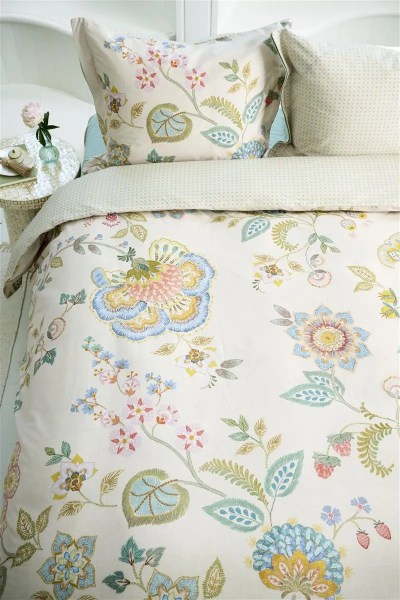 Pip Studio Buenas Tardes dynetrekk 140x200 offwhite blomster