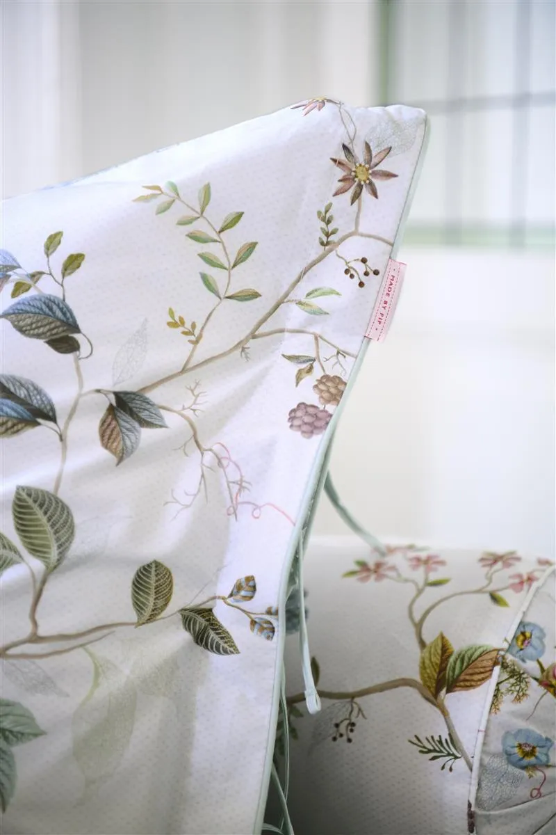 Pip Studio Kawai Flower dynetrekk 140x200 hvit perkal