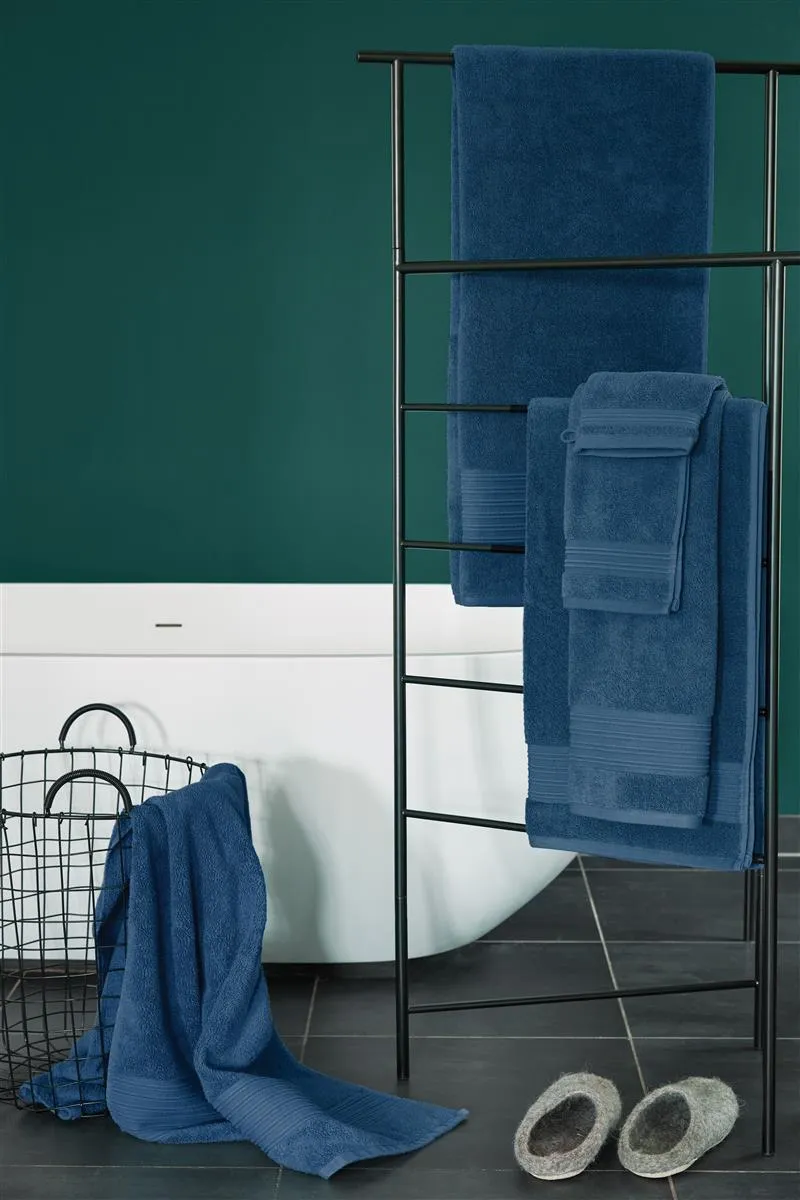 Beddinghouse Sheer badehåndkle 70x140 mørkeblå
