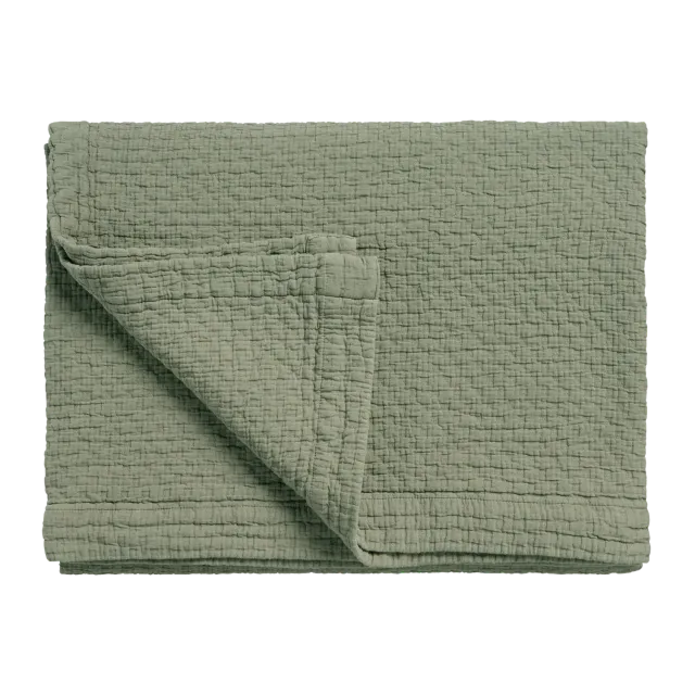 Vandyck Pure 82 sengeteppe thyme 180x260 bomull