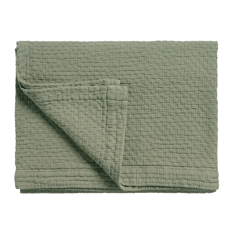 Vandyck Pure 82 sengeteppe thyme 180x260 bomull