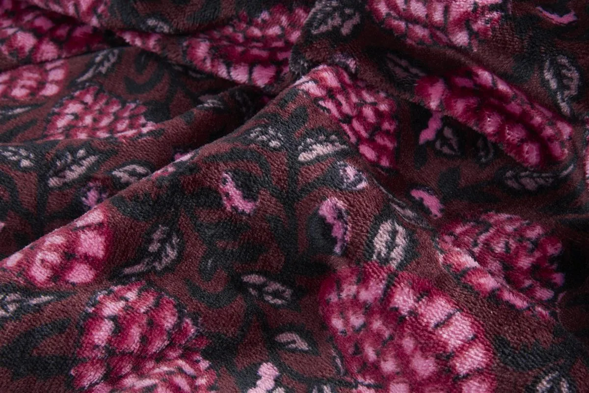 KAAT Amsterdam Odin pledd 130x170 cm rosa teddy