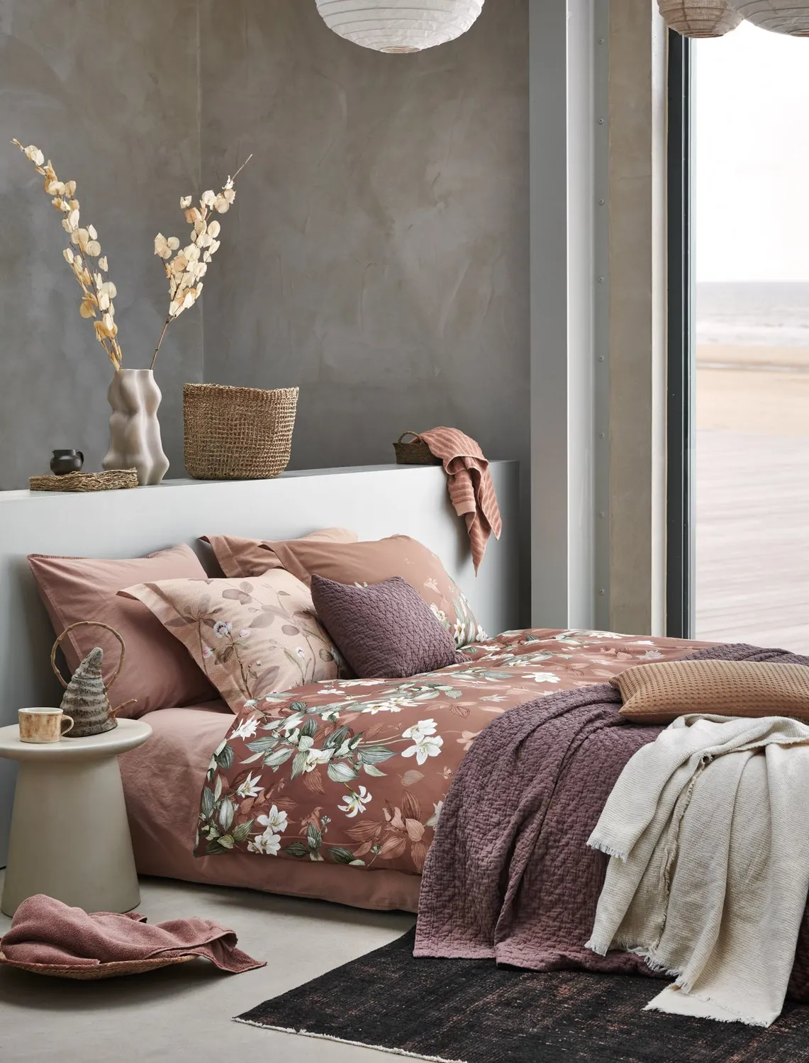 Vandyck Sparkling sengetøy praline 200x200 bomull