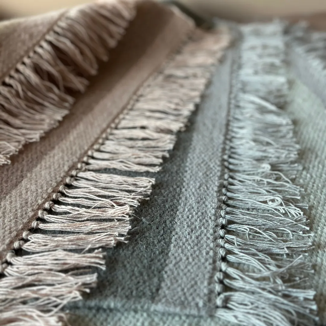 Aspegren Denmark Kelim Solid Clay teppe 70x130 cm ull