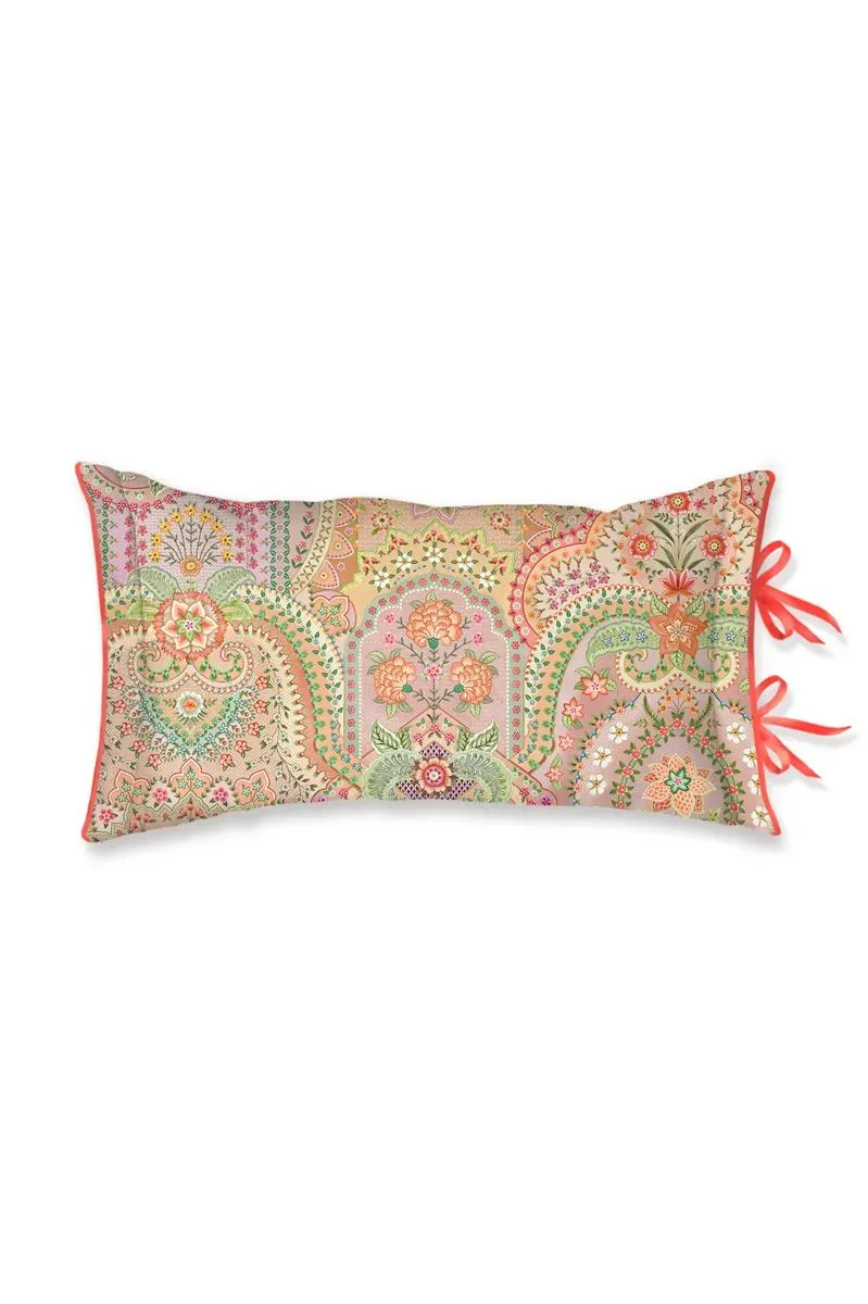 Pip Studio Jabali Flower pyntepute korallrød 35x60 cm