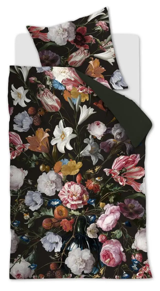 Ambiante Flowerbomb dynetrekk 200x200 multi sateng blomster