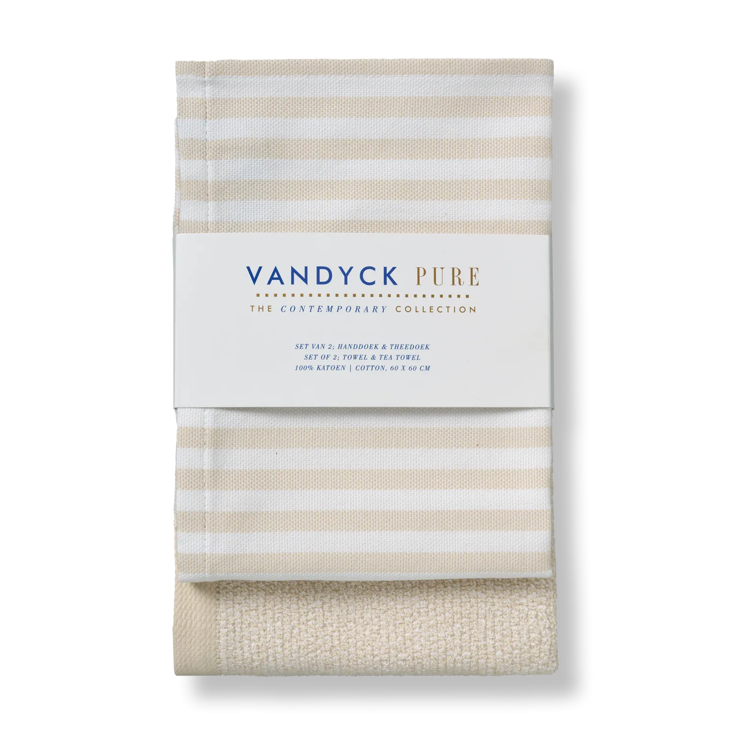 Vandyck Pure Kitchen kjøkkensett desert 60x60 bomull
